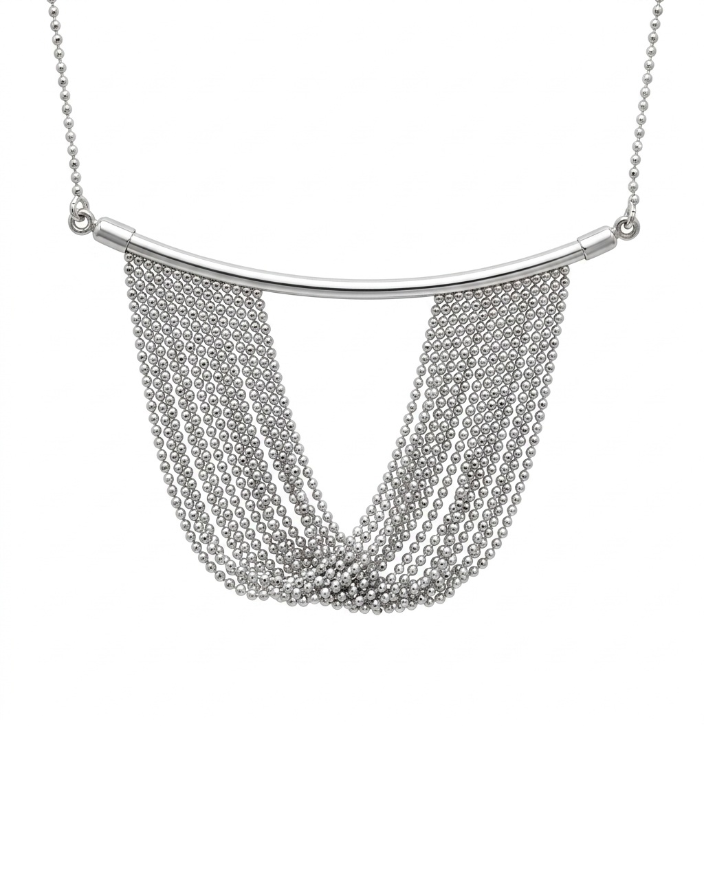 Серебряное колье красивое объемное висячее широкое. 925* проба AI23N021-Rd